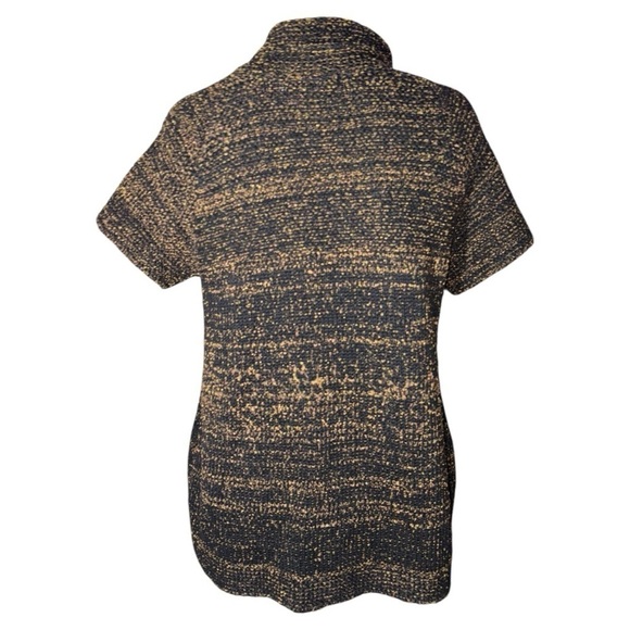 EUC WOMENS KNIT WILLOW CARDIGAN SIZE SMALL BROWN BLACK - Picture 3 of 6